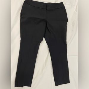Loft Julie Skinny 12P Black Dress Pants